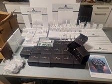 Jacques Lemans Uhren Display Komplett-Set + 16 Boxen + 25 Halter SELTEN