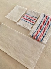 4 Handtücher für Puppenstube