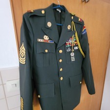 RAR US Army First Sergeant Veteran Green Dress  Uniform  Vietnam, Korea