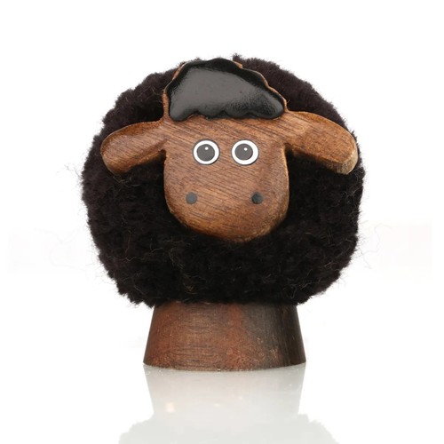 Schwarzes schaf pompom - schwarzes,
