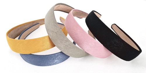 Haarreifen breit 3cm gepunktet - breit,