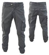 Herren Thermo Cargo Hose Gefüttert Outdoor Arbeitshose Slim Fit Arbeitshose