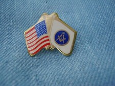 Pin Freimaurer USA Freemason United States Flagge Vereinigte Staaten Masonic 1