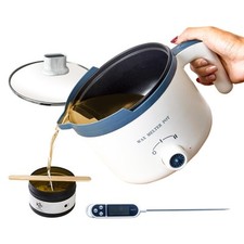 Wachsschmelzer zur Kerzenherstellung mit Thermometer, elektrisches Kerzenwachs