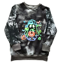 Handmade Jungen Langarm Long-Sweatshirt-Pullover DIY Gr 110-116.