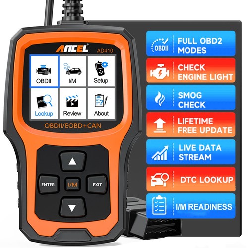 Ancel ad410 profi kfz obd2 - ancel,