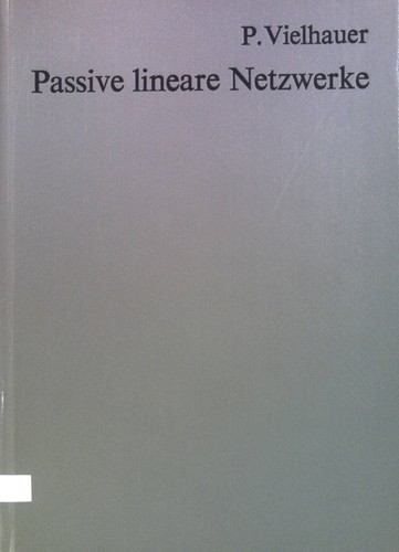 Passive lineare netzwerke - passive,