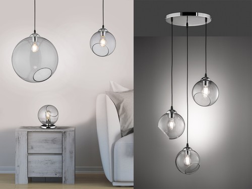 Pendellampen mit glaskugel - mit,