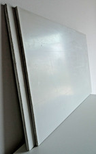 2 PVC Hartschaum Platten 8mm Stärke weiß Kunstst.Platte Zuschnitt 32,5cm x 48cm