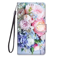 Flower Wallet Case For Samsung
