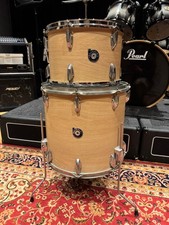 Vintage Rogers 16 Zoll und 13 Zoll Floor Tom Natural Finish Schlagzeug