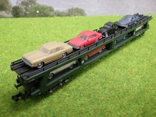 Fleischmann N Autotransportwagen 4-achs. DB mit PKW (VE) C1336