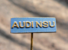 AUDI NSU "gold"auf blauem