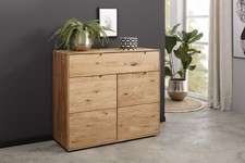 Kommode Sideboard 100x91cm Massivholz Eiche geölt Wildeiche massiv NEU OVP!!!!