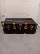 Alter Koffer, Überseekoffer um 1900, Reisekoffer, antik mit Schlüssel