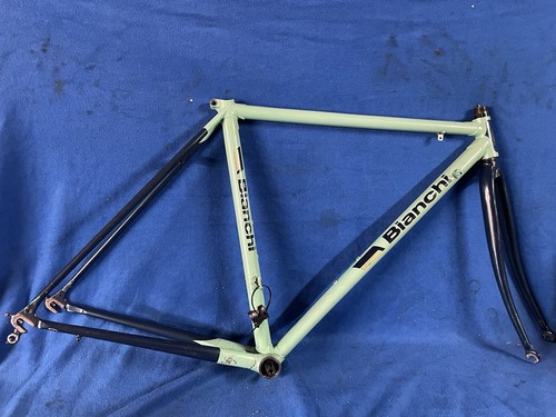 Stalen bianchi racefiets frame - stalen,