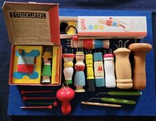 Strickliesel tricotin knitting doll 10 Stricklieseln Esslinger Wolle für Sammler