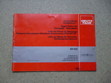Deutz FAHR Kreiselheuer KH 600   Original  Ersatzteilliste   