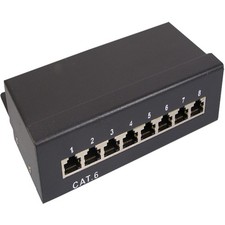 Patchpanel 8 Port Cat.6