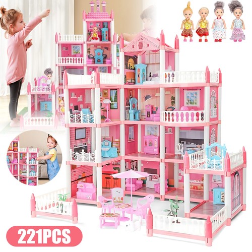 Puppenhaus für mädchen - puppenhaus,