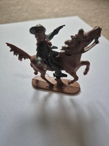 Cowboy mit pistolen und pferd - ,