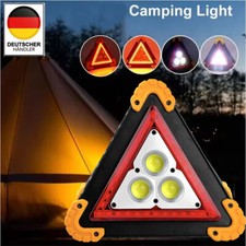 LED Warndreieck Warnleuchte PKW Auto Warnlicht Signal Panne Weiß/Rot Blinkend