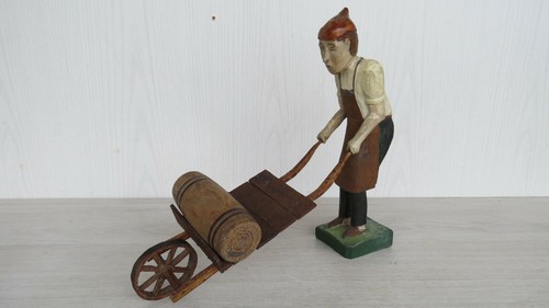 Alte antike grulich figur - alte,