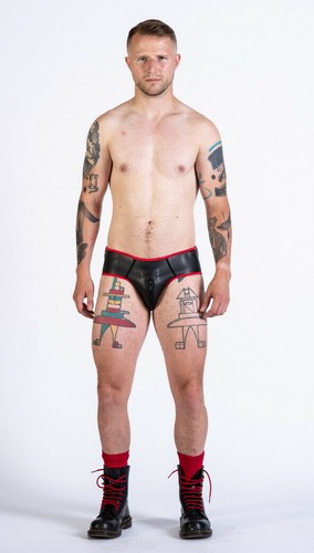 Neopren slip herren rubber - neopren,