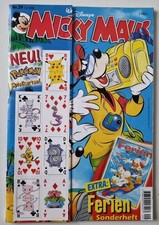 Micky Maus Nr. 29 / 2000 Pokemon Spielkarten