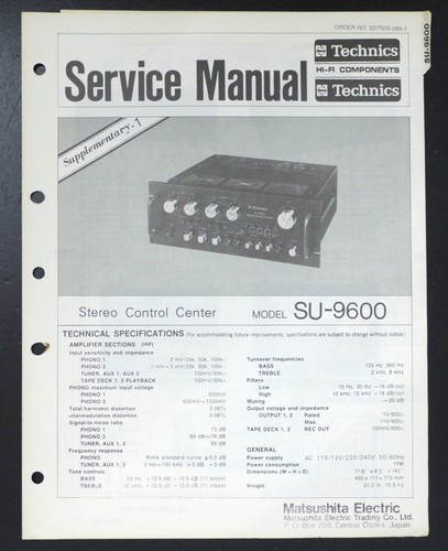 Original service manual für - original,