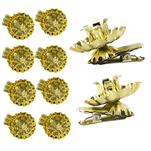 24er set baumkerzenhalter - set, clip