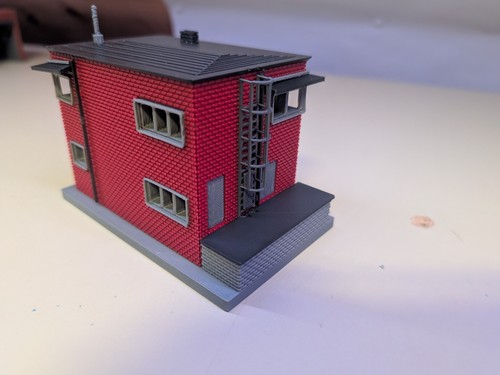 87 gebäude stellwerk - h0, 1:87