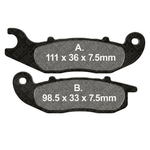Beläge bremse roller ebc - bremse,