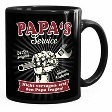 Kaffee-Tasse Papa's / Opa's Service 24 Stunden geöffnet Geschenke zum Vatertag