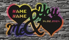 WALUNA® Liebesgeschenk Hochzeitsgeschenk zum jahrestag personalisiert