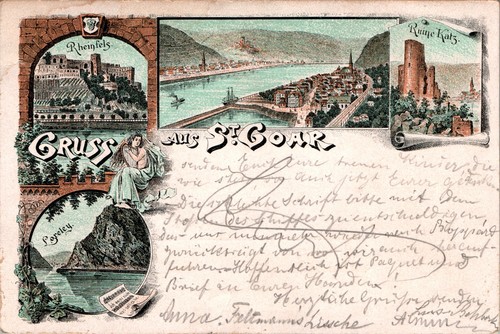 Vorläufer litho gruss aus - aus, st