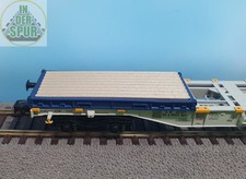 Spur H0 Ladeplattform blau