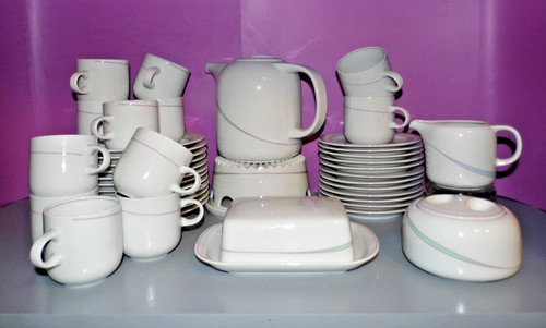 Porzellan kaffee service - porzellan, 14