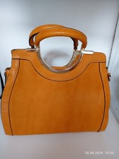 Handtasche Braun Kunstleder