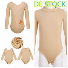 DE^Kinder Mädchen Ballett Winter Body Overall Gymnastik Ballerina Unitard Sport