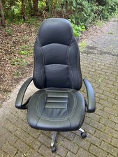 Drehstuhl Büro Schreibtischstuhl Bürostuhl Topstar RS 1 schwarz/Echtleder