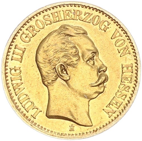 Hessen ludwig iii mark - hessen, 10