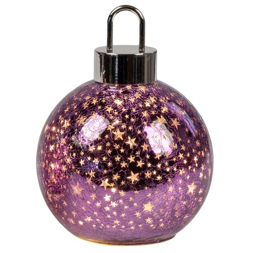 Led dekoobjekt weihnachtskugel - dekoobjekt,