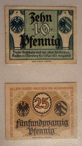 Banknoten notgeld stadt - banknoten,