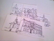 Alt - Bingen. Konvolut aus 5