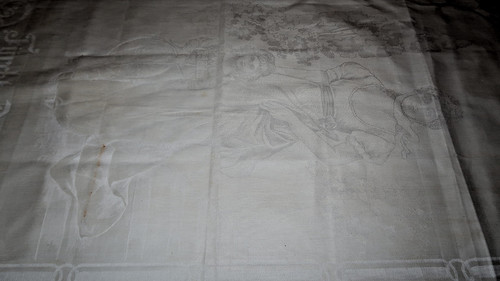Jugendstil leinen damast - jugendstil,
