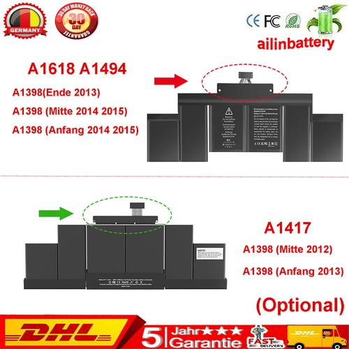 A1618 a1417 akku für macbook - a1618/a1417,