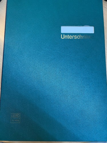 Unterschriftenmappe elba - unterschriftenmappe,