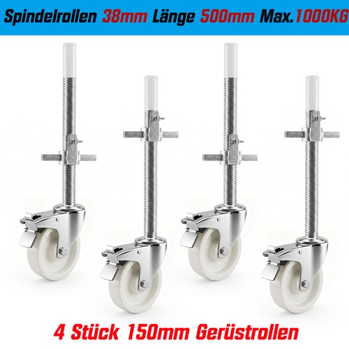 4stk 150mm gerüstrollen - 4stk, l500