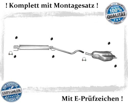 Auspuffanlage für opel astra - für,